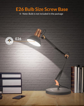 LEPOWER on-off switch offers quick control during study sessions.