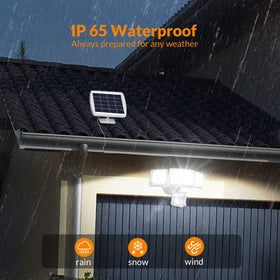 LEPOWER motion sensor detection range up to 72 feet detects movement effectively