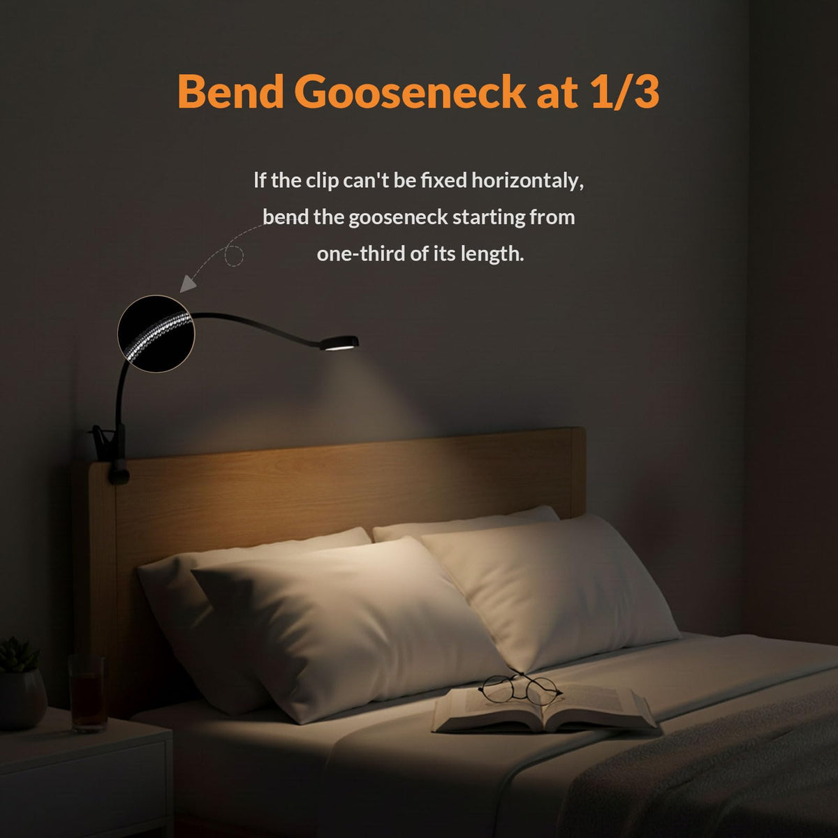 Warm and white light options in LEPOWER lamp