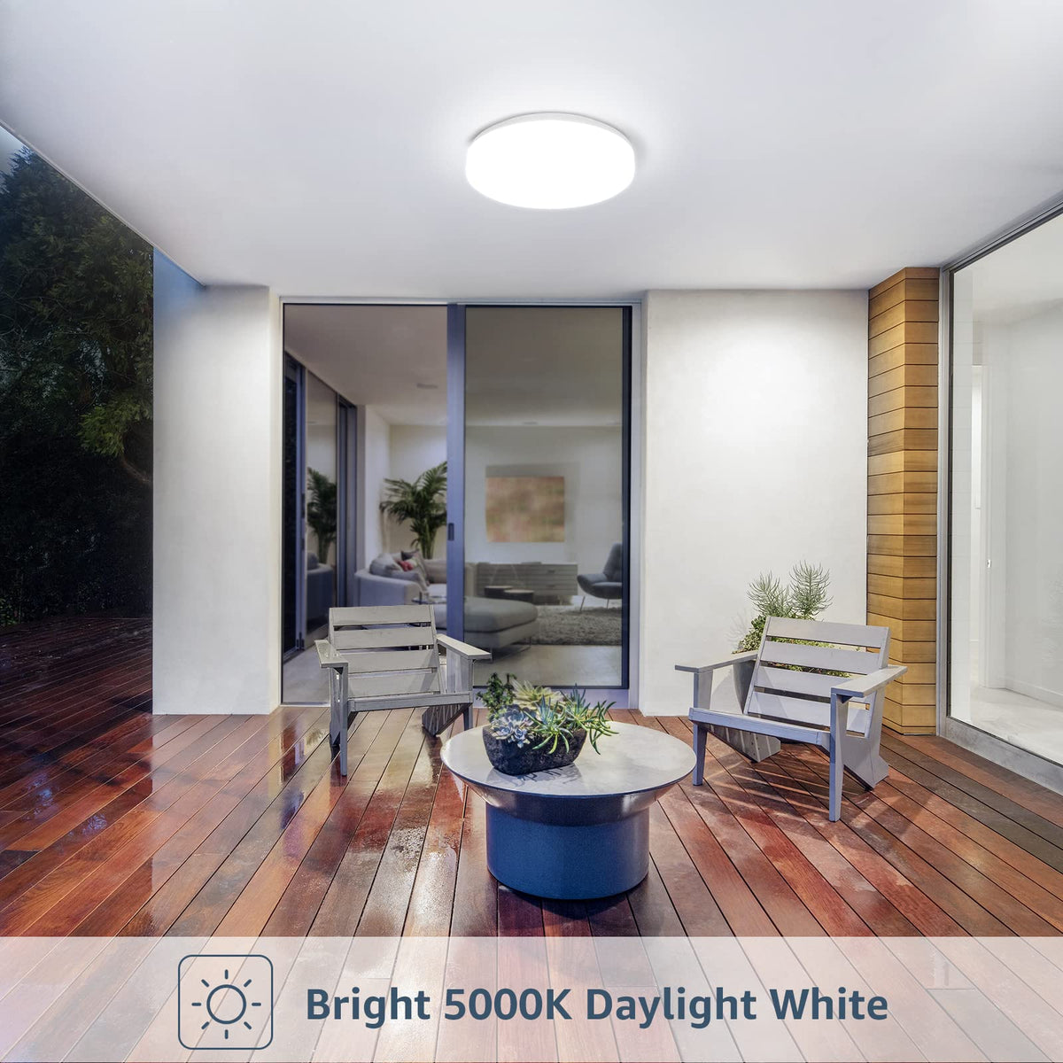 Lepro 1500 lm fixture covers large areas with even brightness