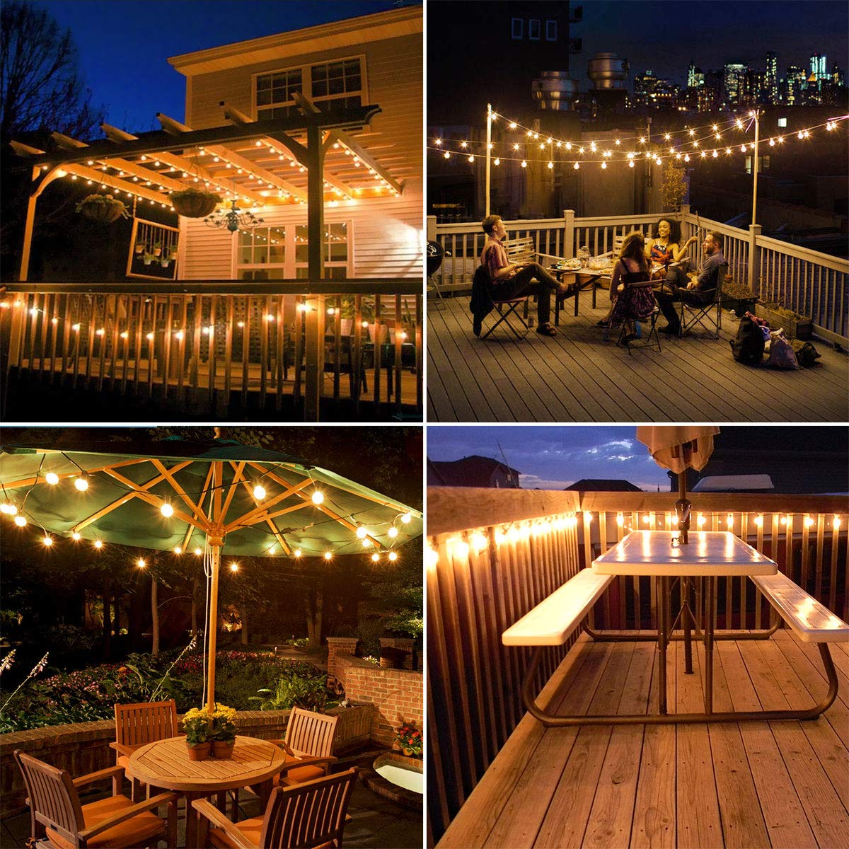 Lepro 3600mAh battery powers extended outdoor lighting sessions