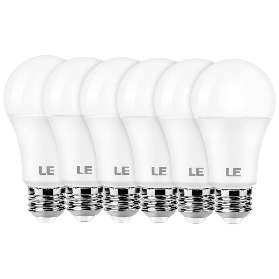 Lepro A19 LED bulb daylight 5000K for bright, energy-efficient lighting.