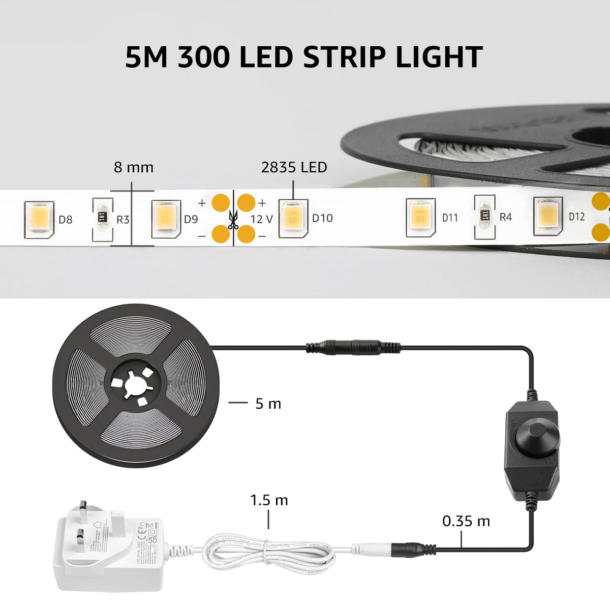 Lepro versatile lighting for bedroom, living room, and mirror accents.