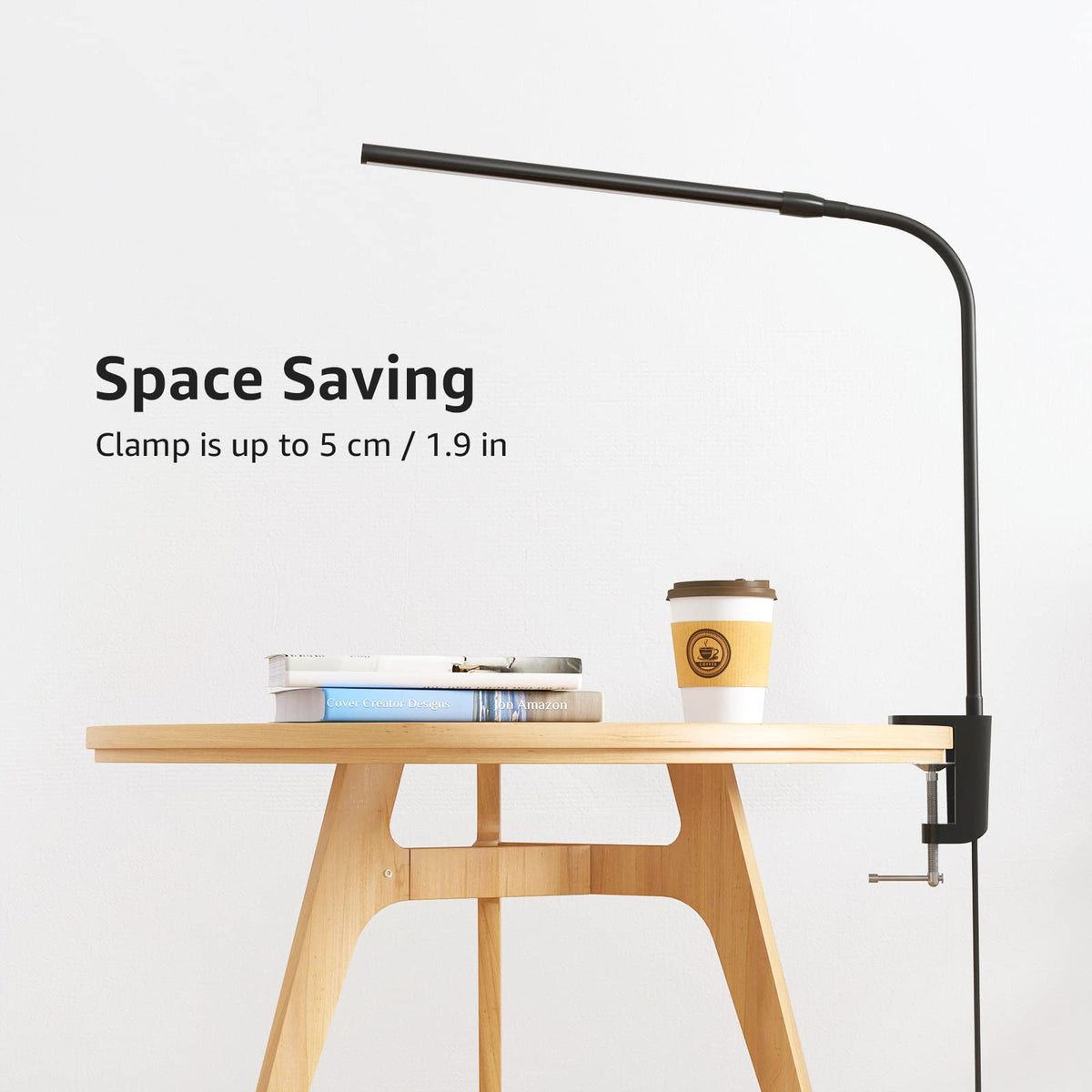 Lepro bedside reading light with USB powers a cozy night reading scene