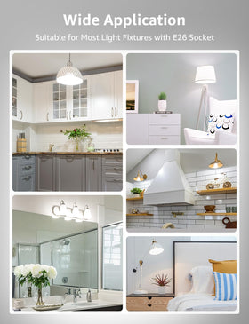 Lepro 6-pack suited for open fixtures in home or small business