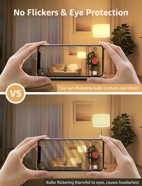 Lepro dimmer-compatible light offers smooth control with compatible switches.