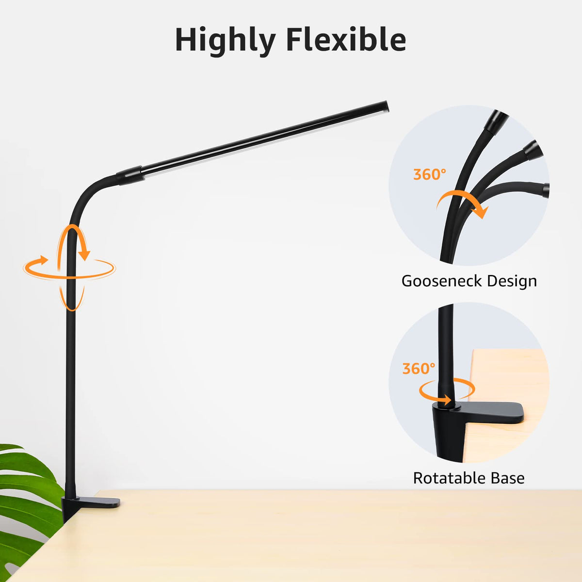 Lepro eye friendly LED lamp reduces glare for comfortable reading and work