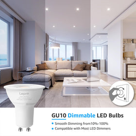 Lepro GU10 LED bulb 5000K daylight for crisp task lighting