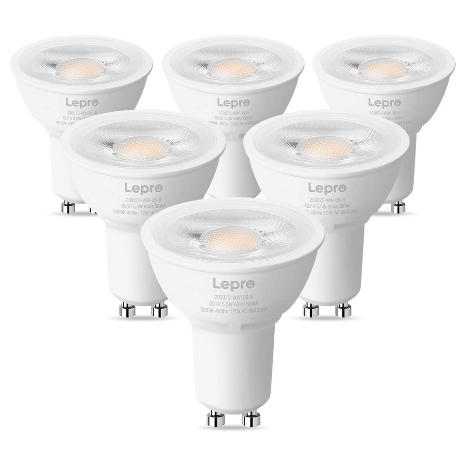 Lepro GU10 LED bulb dimmable for customizable brightness in any room