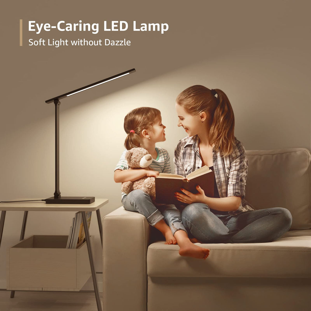 Lepro LED Desk Lamp energy-saving feature reduces heat and power use.
