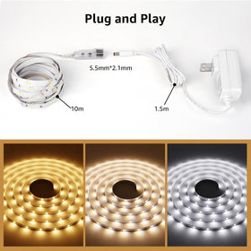 Festive decor using Lepro LED strip light for Christmas ambience.