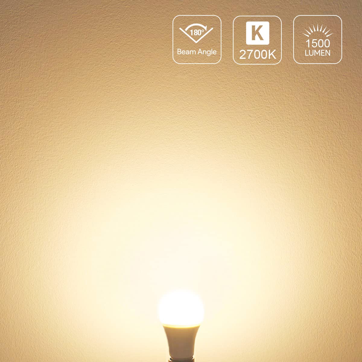Lepro non-dimmable LED bulb for steady illumination