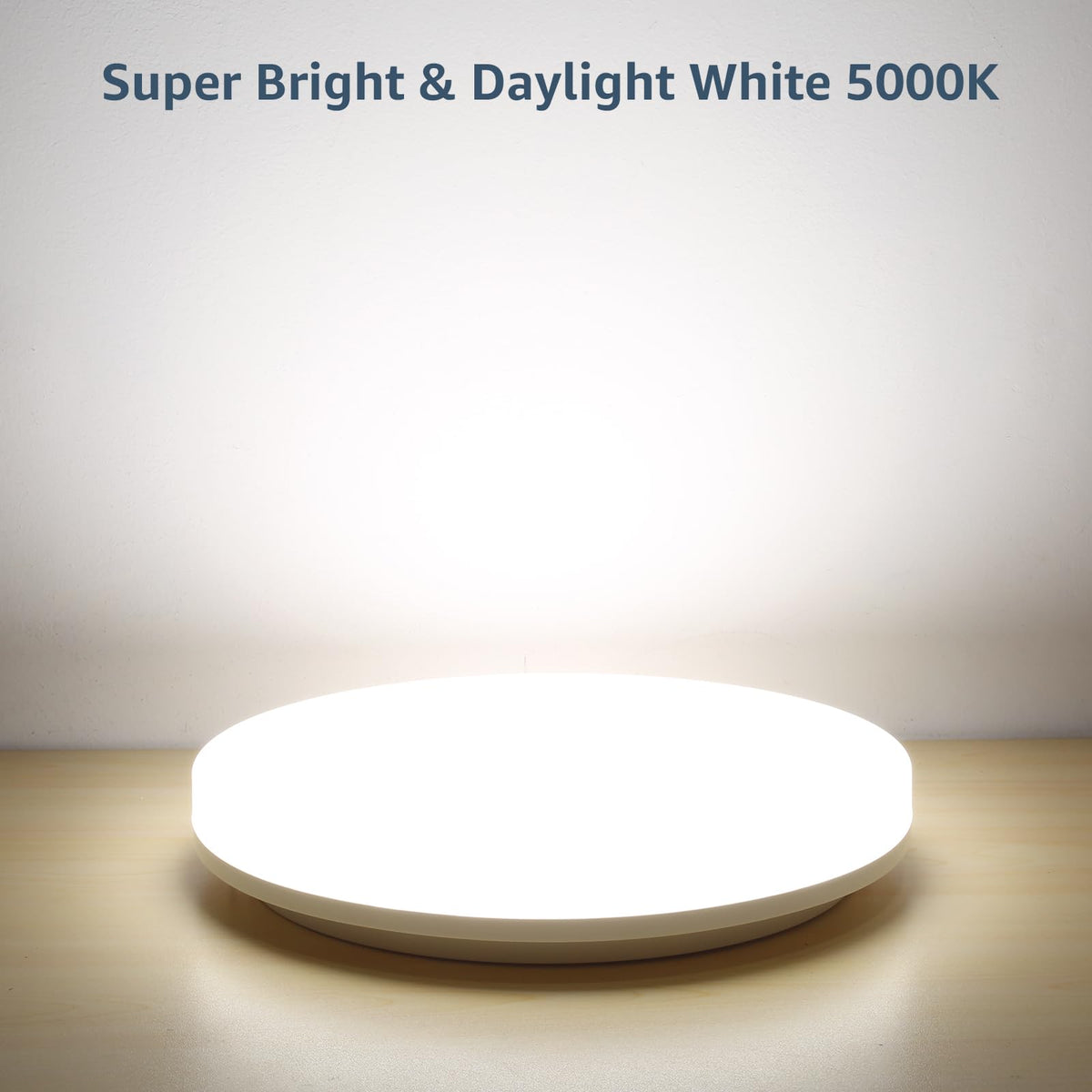 Lepro round slim-design ceiling light blends into ceilings