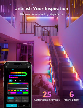 Lepro S1 photo-to-vibe feature matches space lighting