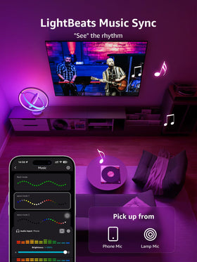 Lepro TB1 music sync lamp matches rhythms for immersive audio-visual mood
