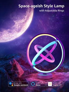 Lepro TB1 space-age ring design elevates room decor and ambiance