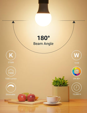 Lepro UL FCC-listed bulb ensures safety compliance for home use.