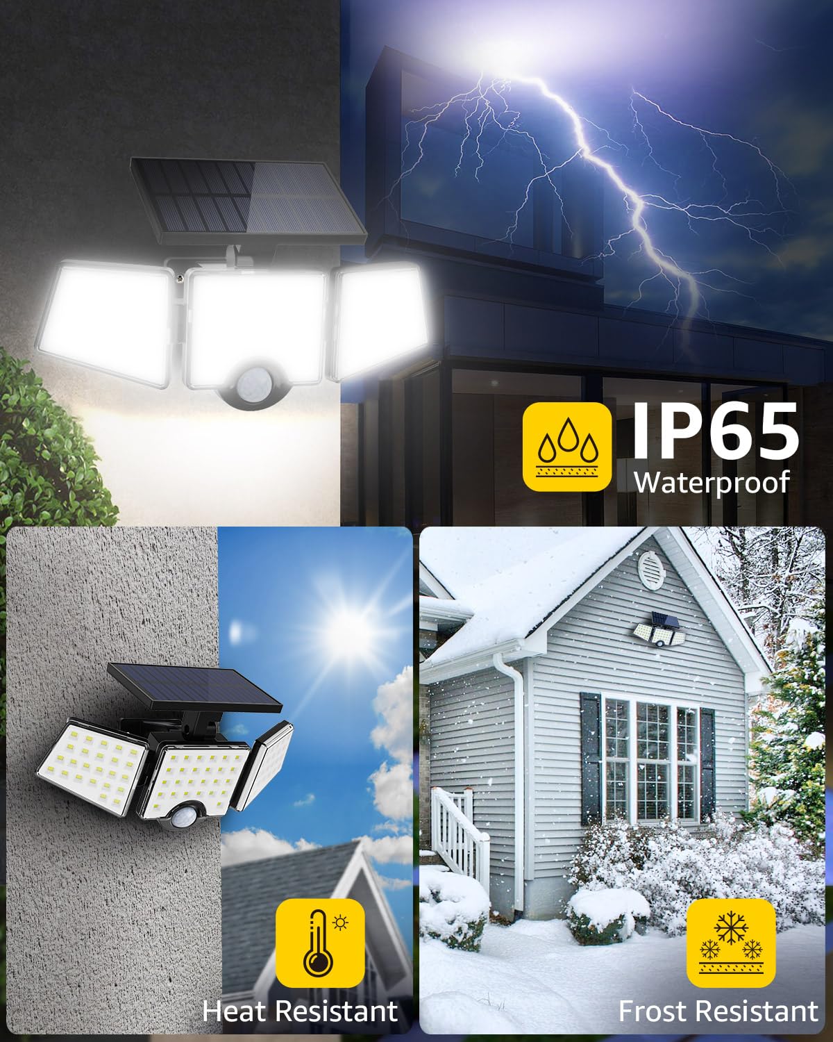 Lepro WL4000 solar panel with a 16-foot cable for flexible placement.