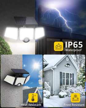 Lepro WL4000 solar panel with a 16-foot cable for flexible placement.