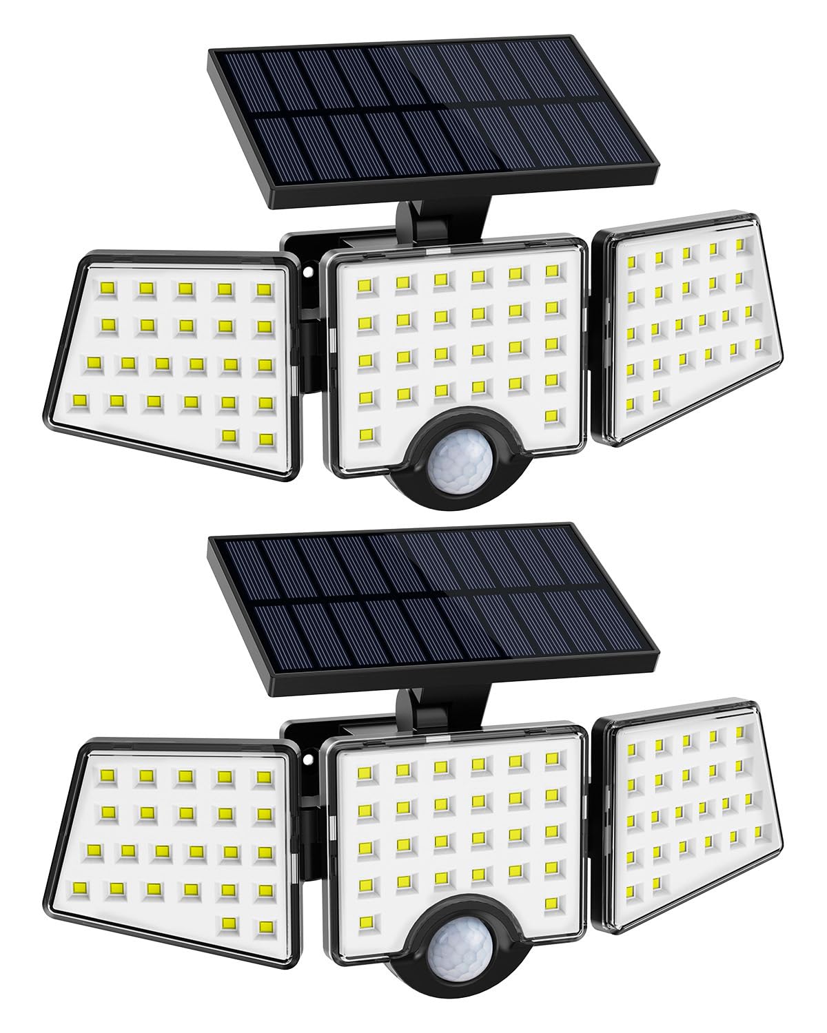 Lepro WL4000 three-head solar light with adjustable angles for broad coverage.