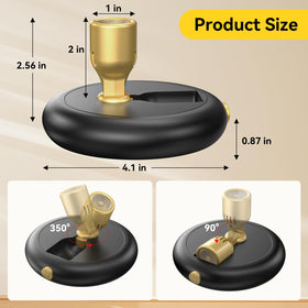 Ler0ktr shelf spotlight brightens shelves in a cordless compact form.