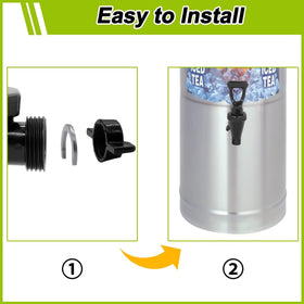 LERGNA easy-install design ensures quick replacement and simple cleaning.