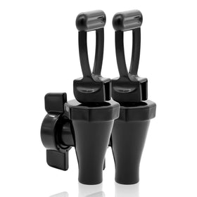 LERGNA tea faucet kit 2-pack front view showing quick replacement option for dispensers.