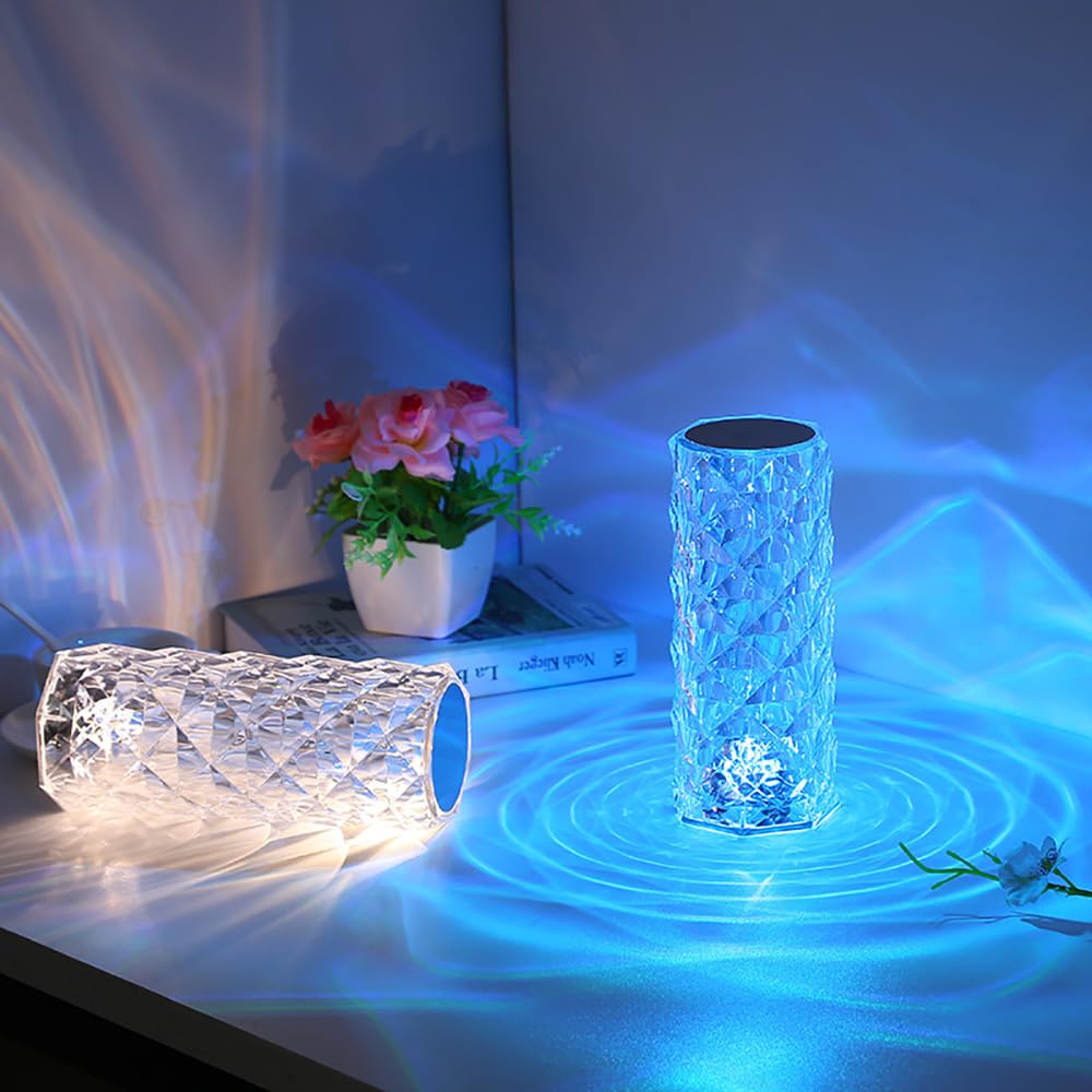 Leroxo rose night light doubles as a modern bedroom accent