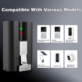 Lesaps dual charging station powers two batteries at once.