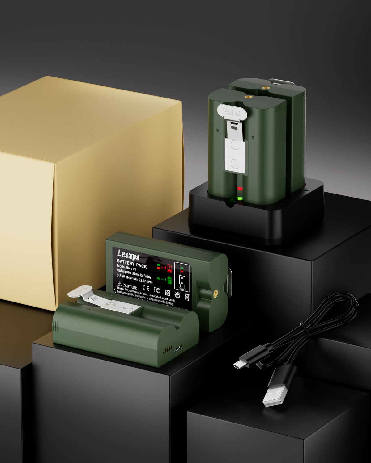 Lesaps 23 percent longer lifespan with high recyclability.