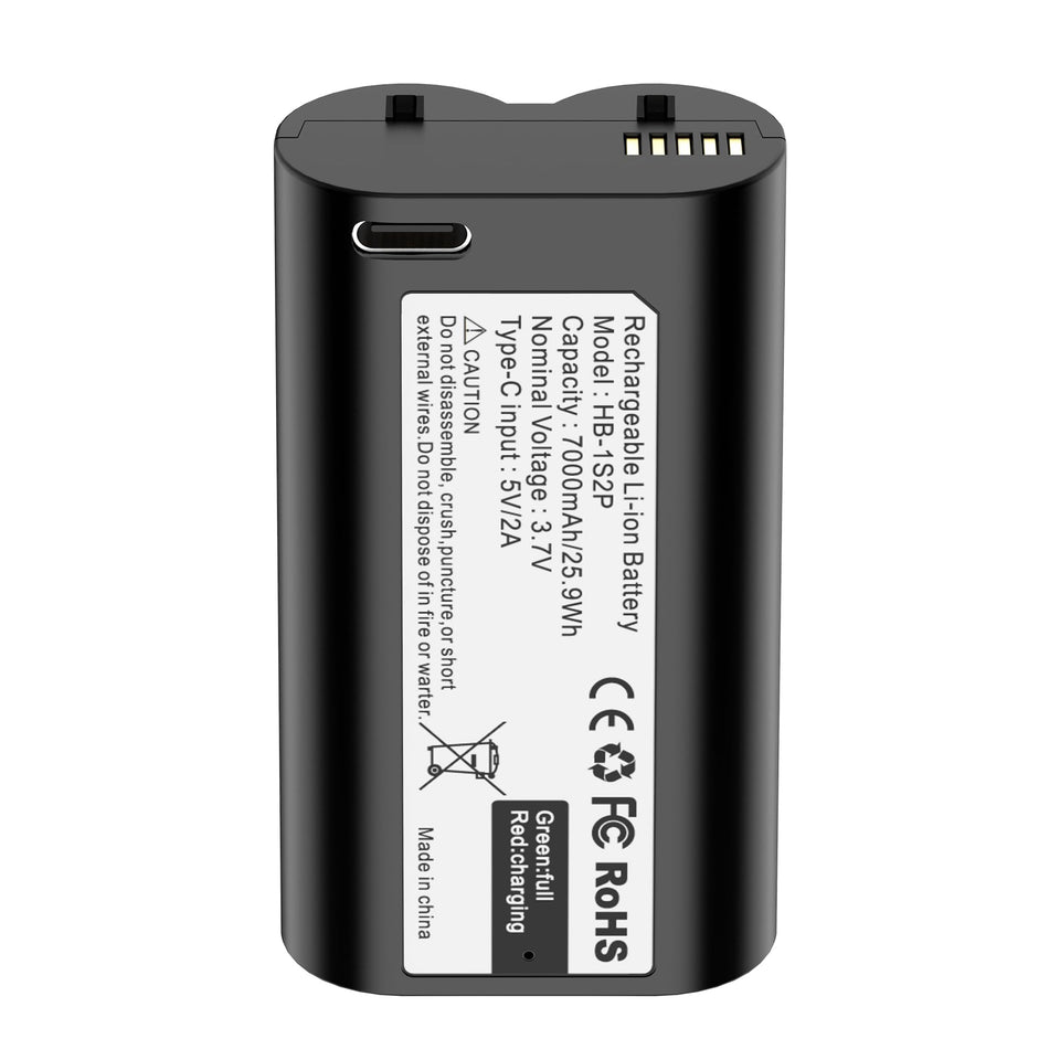 Lesaps 7000mAh battery front view for extended power life in your keypad.