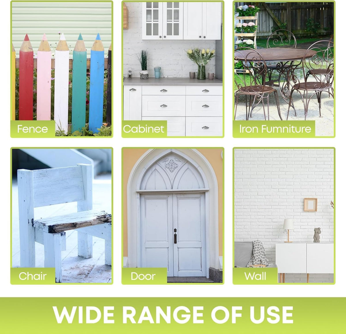 LESONJOY horizontal spray mode delivers wide coverage on panels