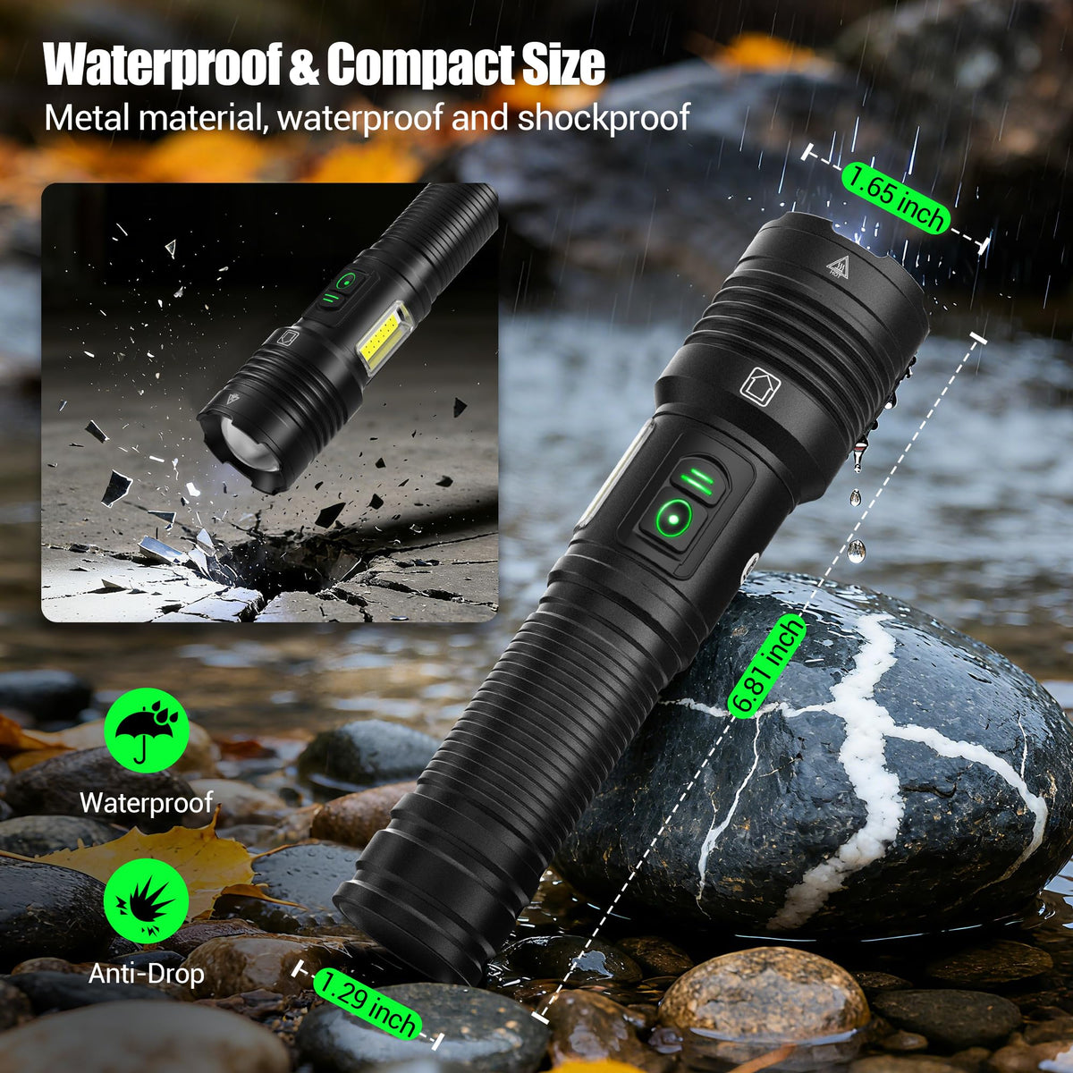 Lesusnicy 15-hour battery life supports long outdoor outings