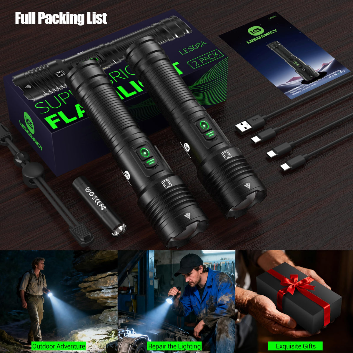 Lesusnicy 2-pack is ideal for home, car, or trailside gifting