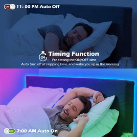 Letianpai LED strip app control enables quick color changes