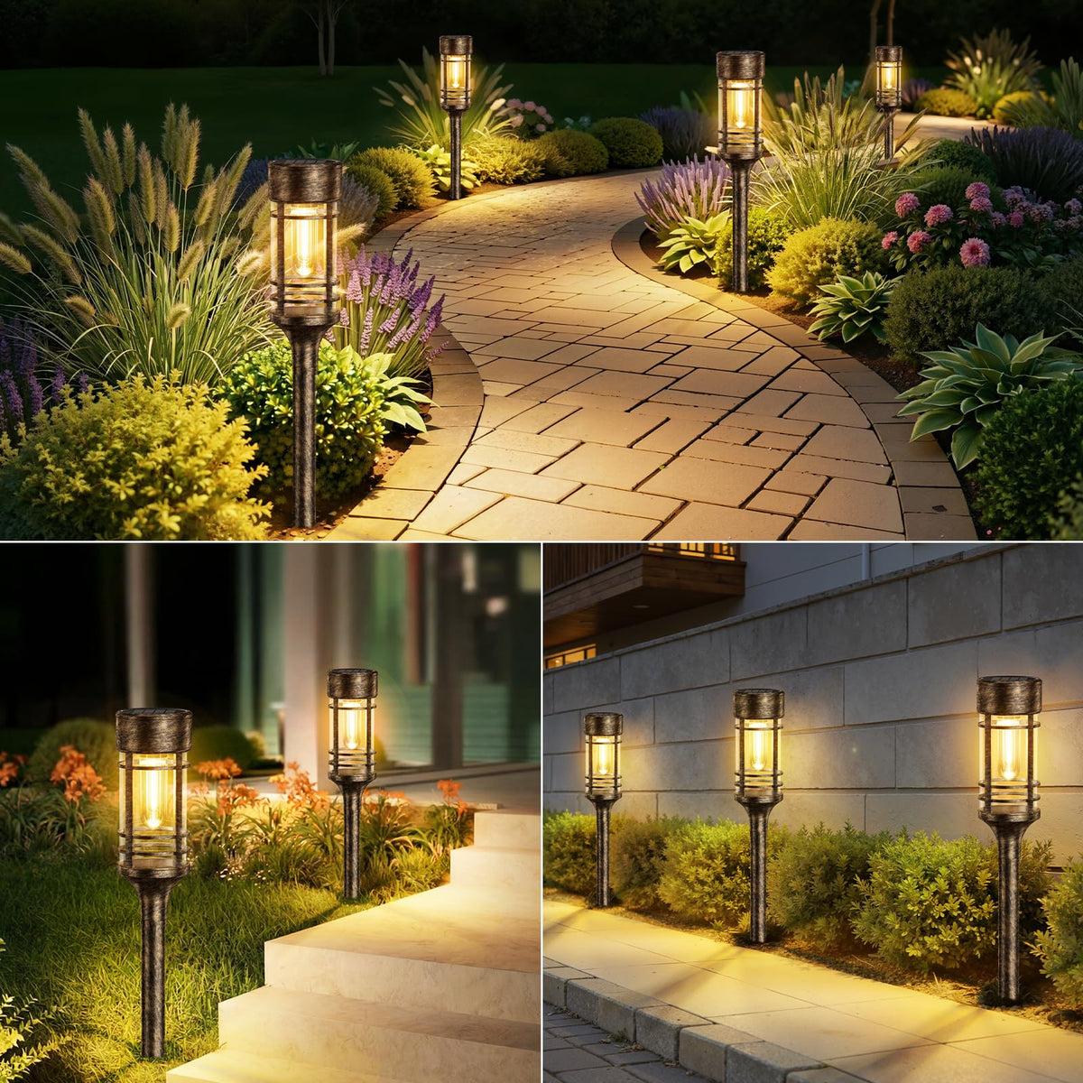 LETMY auto on/off feature turns dusk-to-dawn for hands-free lighting.