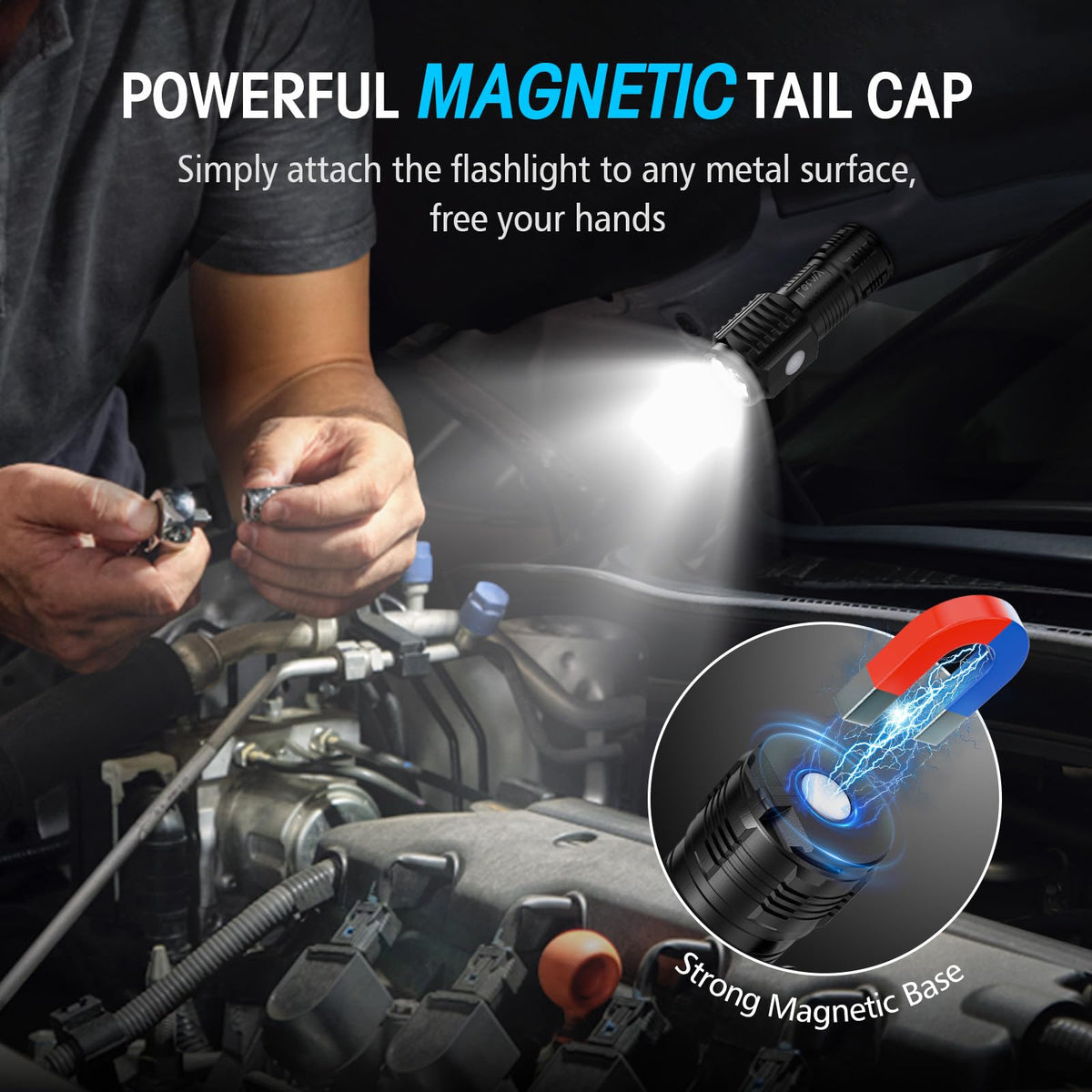 LETMY ABS plastic shell offers anti-slip grip in wet or oily conditions.