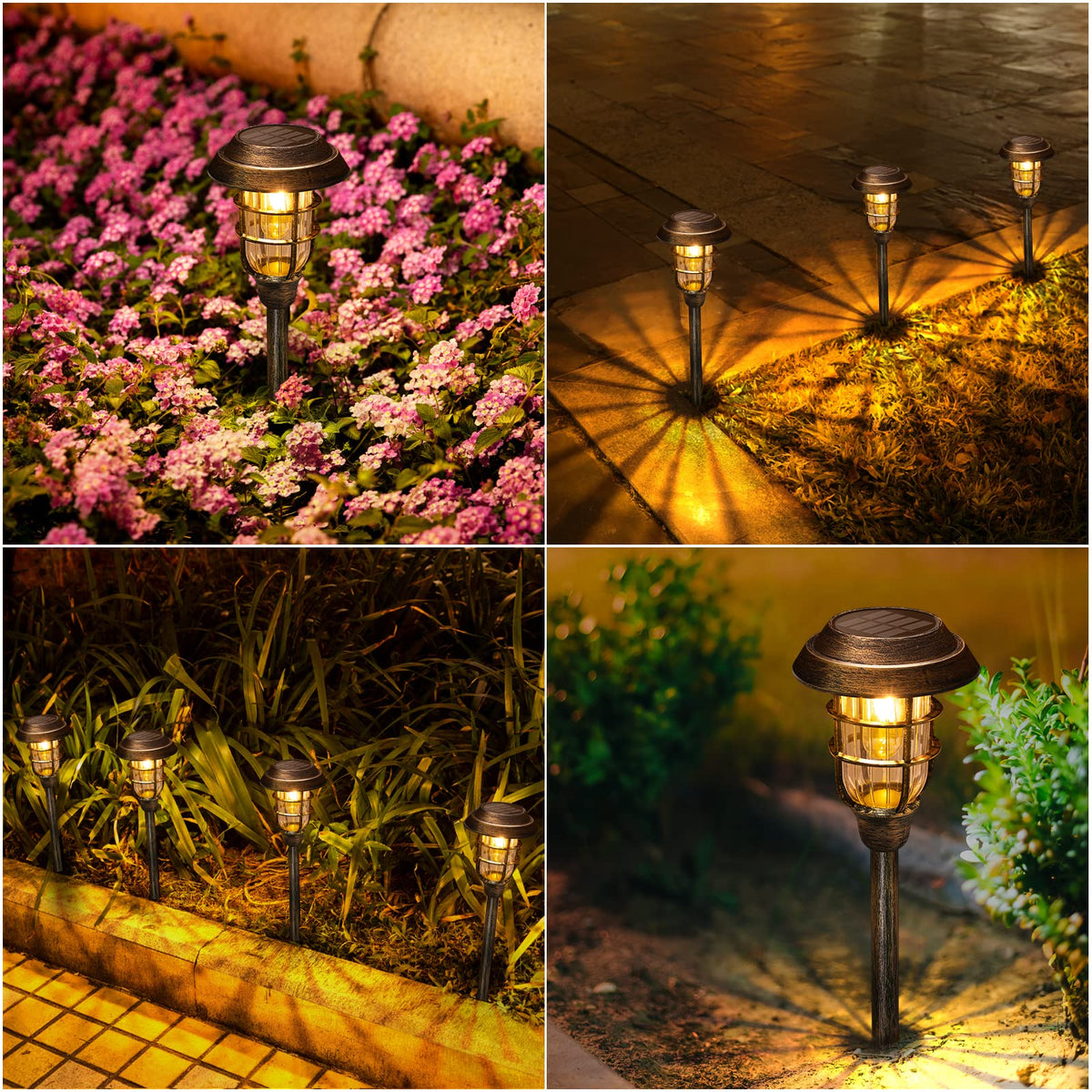 LETMY garden lights easy setup for fast outdoor ambience