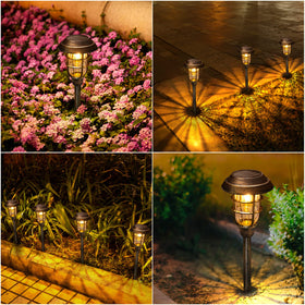 LETMY garden lights easy setup for fast outdoor ambience