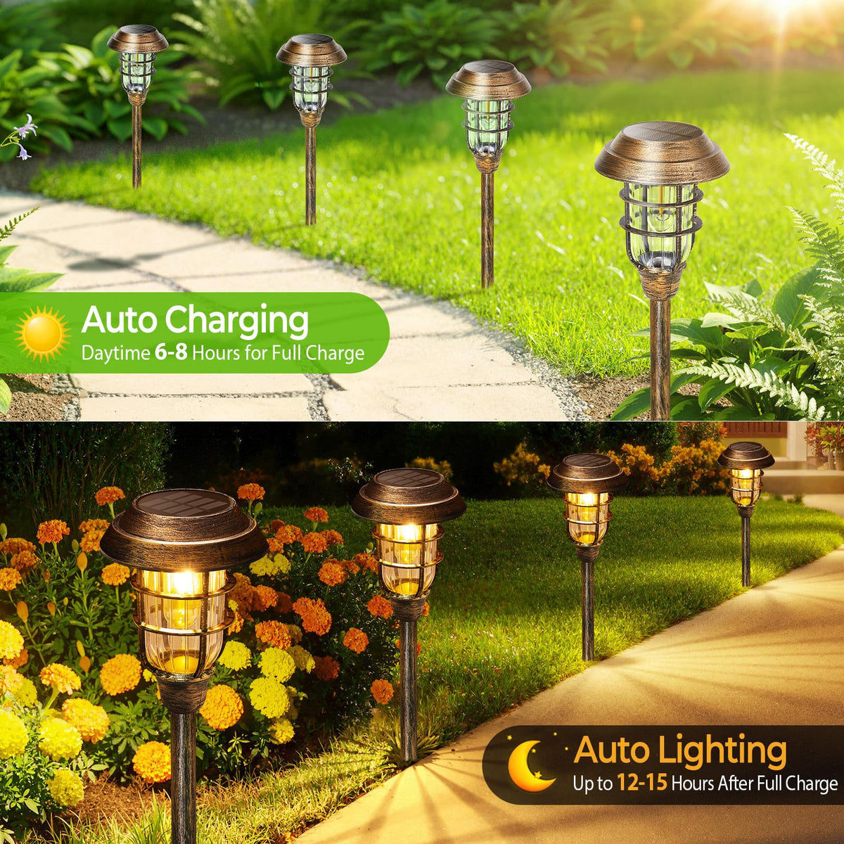 LETMY outdoor lights IP65 bronze with weatherproof durability