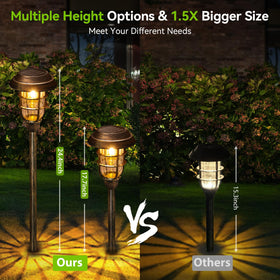 LETMY patio lights provide warm ambient light for evenings outside