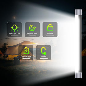 Letour LED Tube light in garage for bright work lighting
