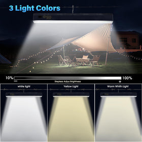 Letour light bar in-cabinet setup for kitchen or closet illumination.