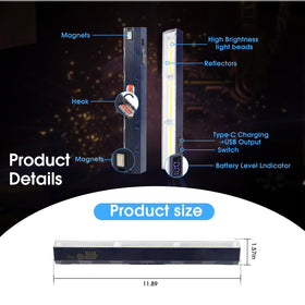 LETOUR Magnetic Light BAR ideal for cabinets and closets with versatile placement.