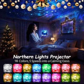 Letour Northern Lights Projector shows 16 colors for customizable mood lighting