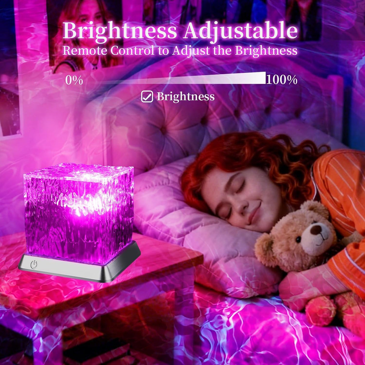 Letour Northern Lights Projector creates a cozy bedtime scene in kids' rooms