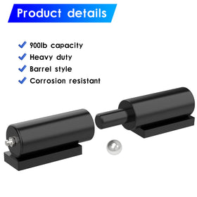 Letowe 2-pack barrel hinges ready for quick gate setup.