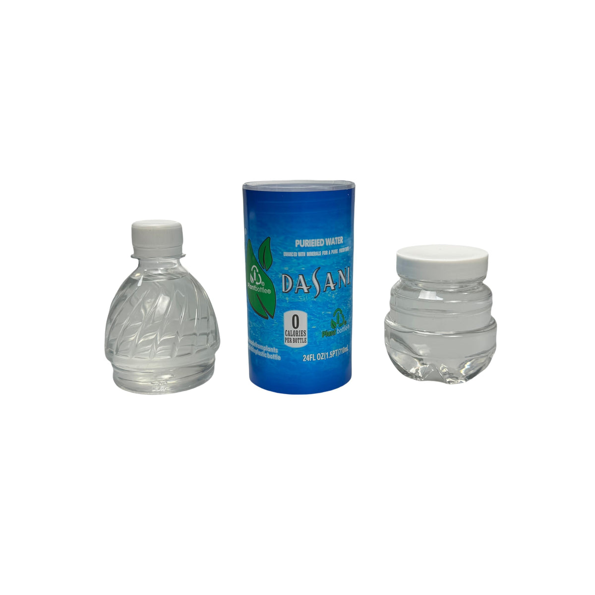 LetPetSet Dasani diversion bottle uses suit gym, travel, beach, and hiking scenarios.