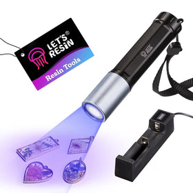LETS RESIN UV Light demonstrates fast resin curing in seconds