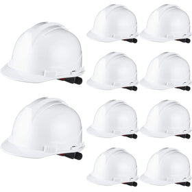 Leumoi 10-pcs suspension hard hats full set for shared job site safety